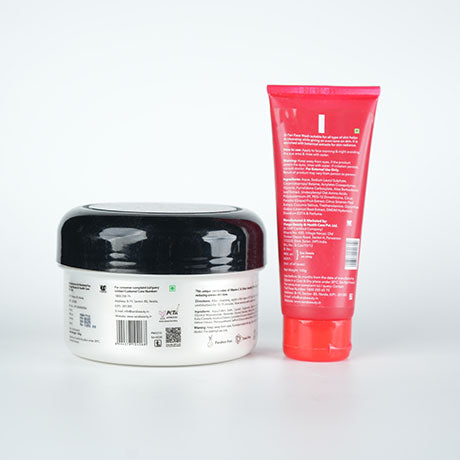 Sara Ubtan D-TAN® Facemask with Vitamin C and Turmeric for glowing skin | with Radiance D-TAN® Face Wash | 430gm